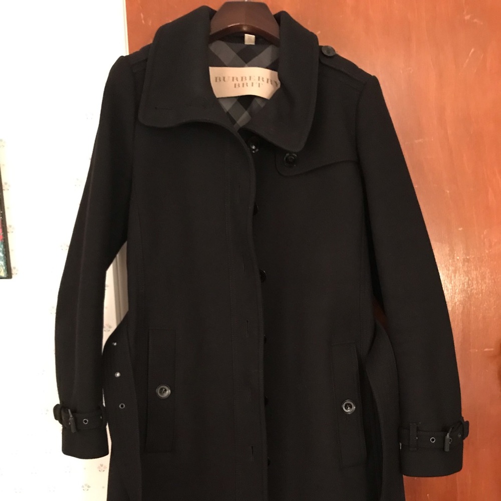 Burberry Brit Wool & Cashmere Women’s Trench Coat